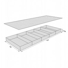 Габион ГСИ-М-5,0х2,0х0,3-С80-3,0/4,0-ЦАММП